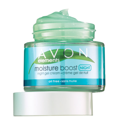 Avon Elements Moisture Boost Night Gel Cream Oil-Free
